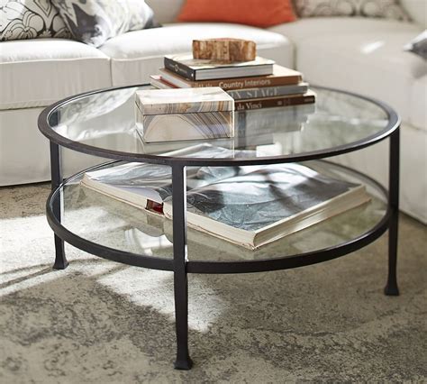 Tanner Round Coffee Table Pottery Barn