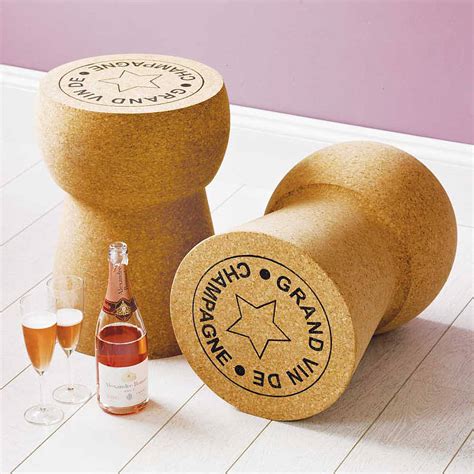 Giant Champagne Cork Side Table By Impulse Purchase