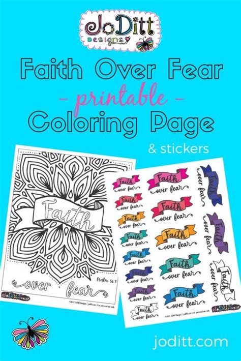 How To Choose Faith Over Fear With Scriptures Prayers And Coloring