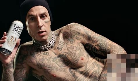 Travis Barker Baffles Fans By Stripping Naked For Strange Enema Ad