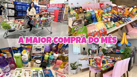 A MAIOR COMPRA DO ANO COMPRAS DO MÊS NO ASSAÍ ATACADISTA Vlog no