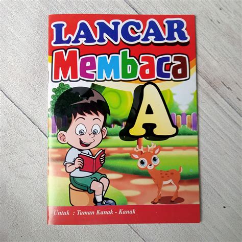 Buku Tk Paud Membaca Huruf Angka Dasar Kertas Hvs Putih Lazada Indonesia