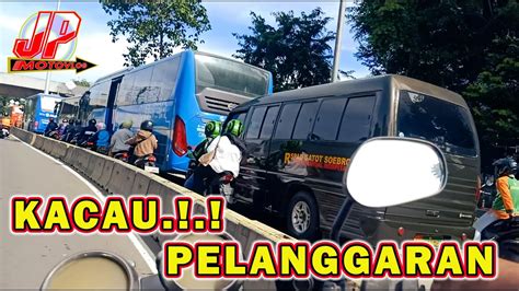 Parah Pelanggaran Masal Masuk Jalur Trans Jkt Youtube