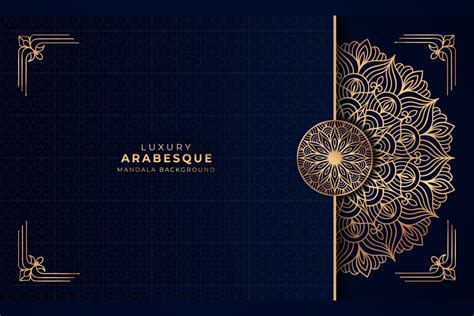 Luxury Arabesque Mandala Background Deeezy