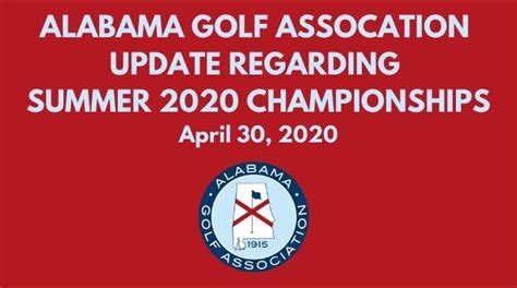 Alabama Golf Association Announces Updated Summer 2020 Champions