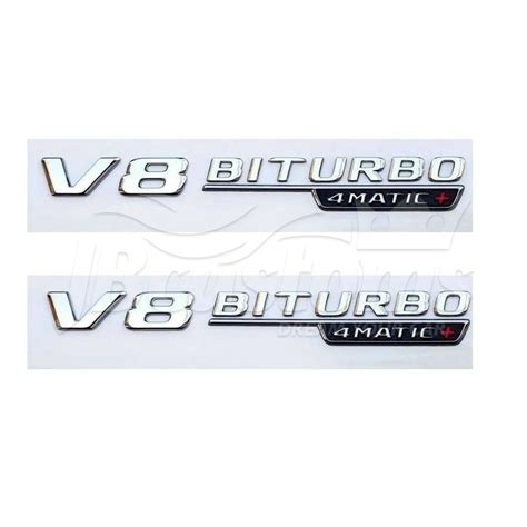 JBCustoms Pegatina V8 Biturbo 4Matic