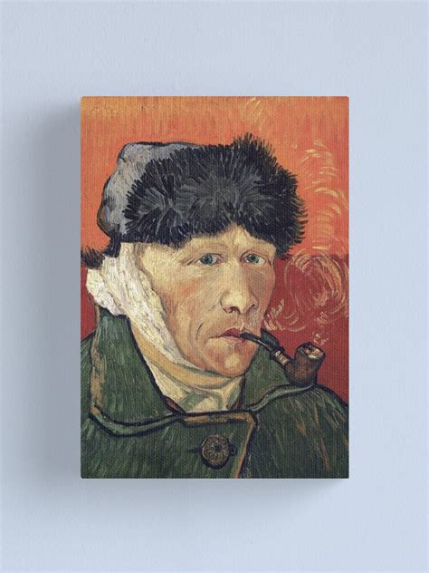 SELF PORTRAIT WITH BANDAGED EAR AND PIPE By Vincent Van Gogh 1889