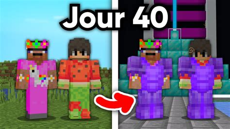 On A Surv Cu Jours Sur Minecraft Hardcore Ft Laylo Youtube