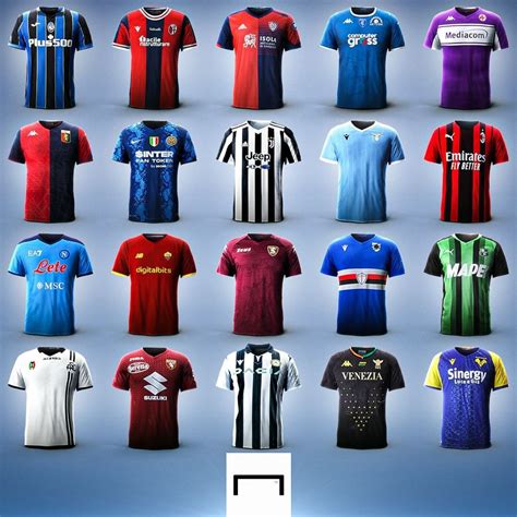 Confira Todas As Camisas Titulares Dos Clubes Do Campeonato Italiano