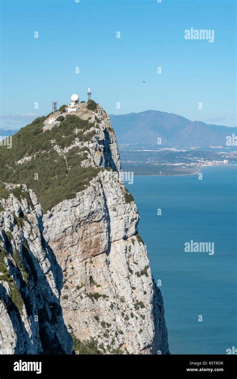 Rock of Gibraltar view Stock Photo - Alamy