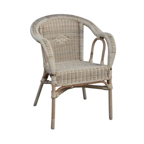 Poltrona In Rattan Naturale Invecchiato Chillvert Parma X X Cm Con