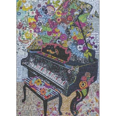 Puzzle Heye Quilt Art Sewn Piano Pieces La Bo Te Jeux