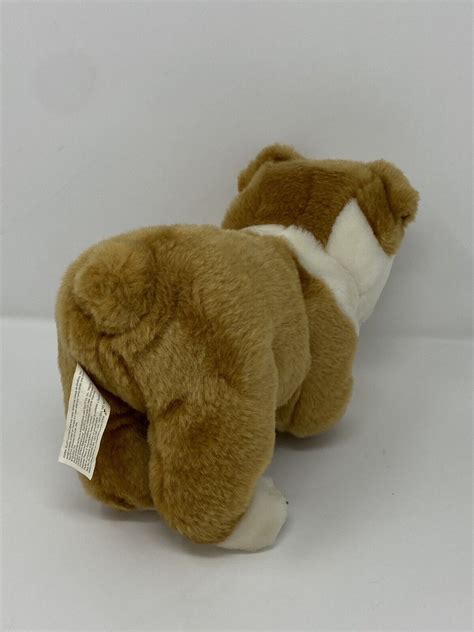 Animal Alley English Puppy Bulldog 10 Brown Bean Bag Plush Stuffed