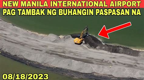 Pag Tambak Ng Buhangin Paspasan Na NEW MANILA INTERNATIONAL AIRPORT 08