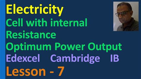 Lesson On Electricity Circuits With Ammeter Cell With Internal