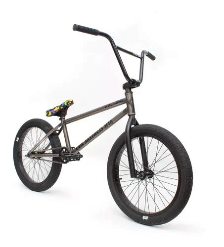 Bicicleta Bmx Street Chaos Raw Con Cubiertas Anchas Pro