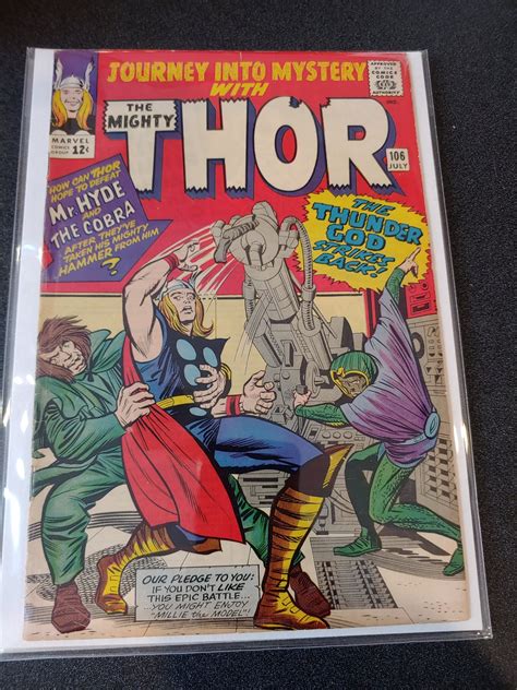 Thor Journey Into Mystery 106 Stan Lee Jack Kirby Mr Hyde Cobra