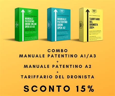 Combo Guida Patentino Droni Open A A A Tariffario