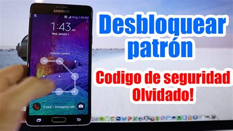 Desbloquear Codigo Contraseña Samsung Galaxy Resetear Patrón De Desbloqueo Android Youtube