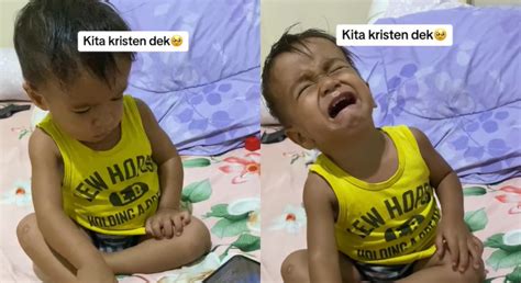 Kita Kristen Dek Netizen Kagum Lihat Reaksi Bayi Bukan Beragama