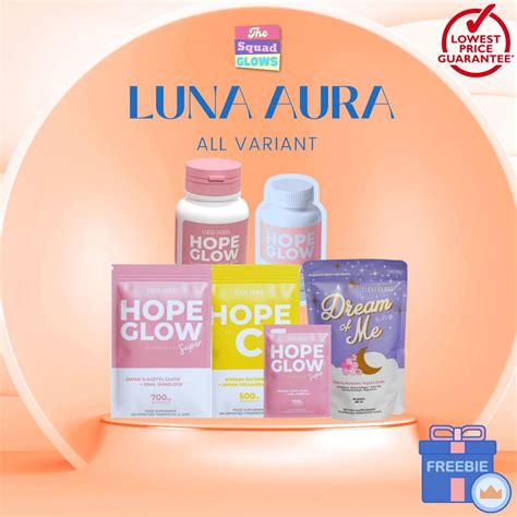 ONHAND New HOPE GLOW SKIN PRO DREAM OF ME LUNA AURA HOPE GLOW SUPER