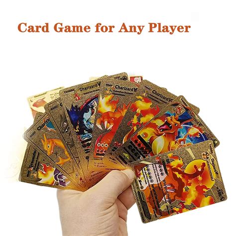 Buy 55pcs Tcg Deck Box Gold Foil Card Assorted Cards Vmax Rare Gx Golden Card Packs Rare Cards