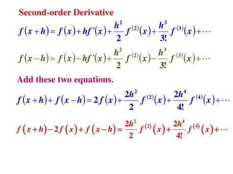 Ppt Numerical Differentiation Powerpoint Presentation Free Download