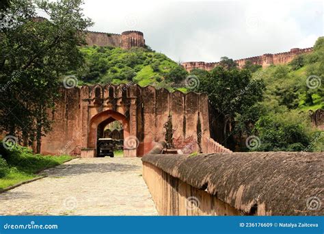 The Road Leading To Jaigarh Fort Jaipur India Stock Image Image Of