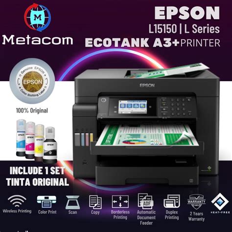 Jual Printer Epson Ecotank L15150 A3 Wi Fi Duplex All In One Ink Tank Original Shopee Indonesia