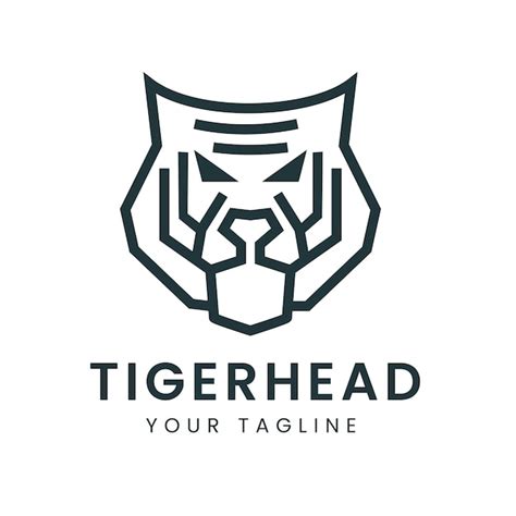 Premium Vector Modern Tiger Head Logo Design Inspiration In Simple