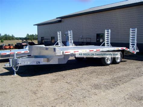 20 Aluminum Skidsteer Trailer Deckover