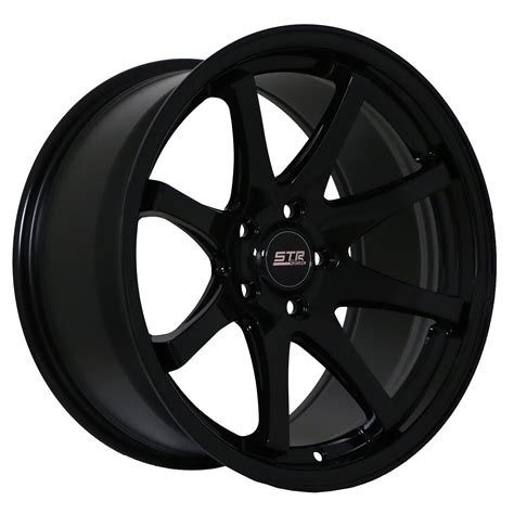 STR 903 Gloss Black By STR Racing Wheels Wheel Size 18x9