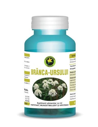 Branca Ursului Mg Cps Cosmo Pharm Naturisti Ro