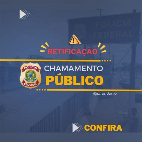 Pf Ro Retifica Edital De Chamamento P Blico Para Aluguel De Im Vel