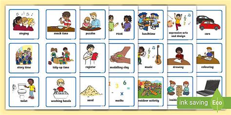 Visual Timetable For Early Years Foundation Stage Twinkl