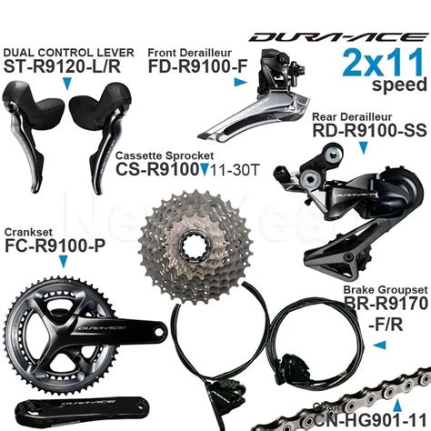 SHIMANO Platos Y Bielas De Freno DURA ACE R9100 2x11 Velocidades Con