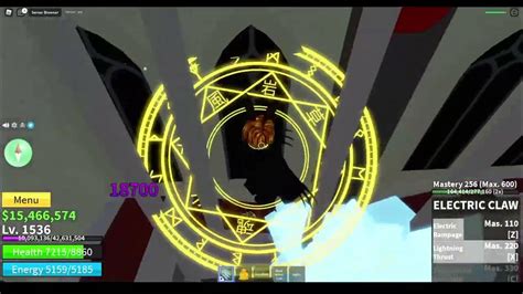 Killing Awakened Ice Admiral By Electic Claw In Blox Fruits Roblox Youtube