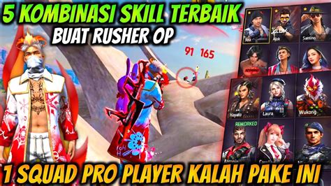 Skill Rusher Kombinasi Skill Karakter Free Fire Terbaik