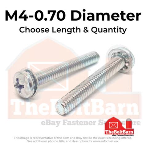 M4 0 70 Internal Tooth Sems Phil Pan Head Machine Screws Zinc Pick