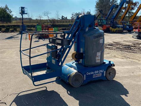 Used Genie Gr J Vertical Mast Boom Lift For Sale In Greensboro