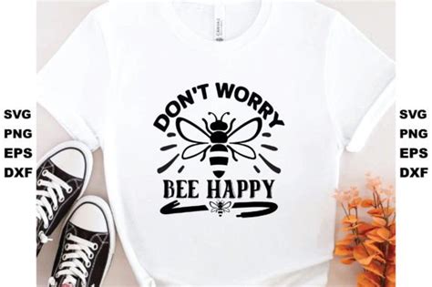 Dont Worry Bee Happy Graphic By Crafting Studio · Creative Fabrica
