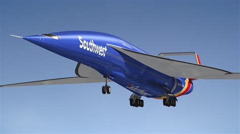 D Ssa Southwest Airlines Turbosquid