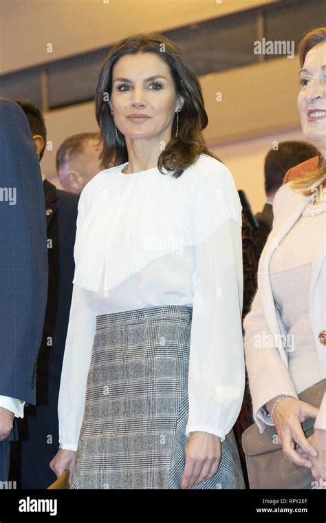 King Felipe And Queen Letizia During The Opening Of The Th Edition Of