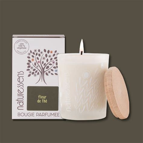 Naturessens Fleur De Th Bougie V G Tale Aux Huiles Essentielles