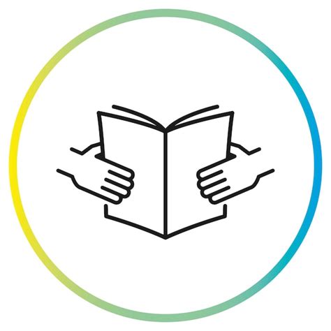 Premium Vector Reading Book Icon Vector