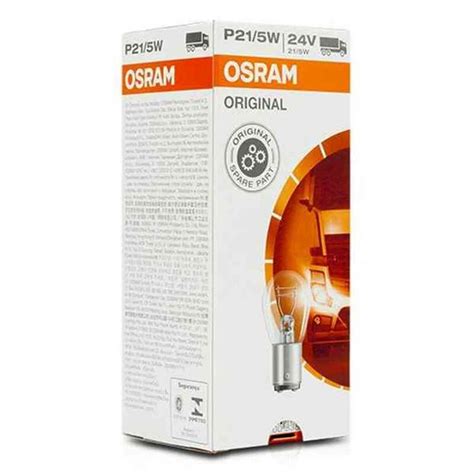 Ampoule Pour Voiture OS7537 Osram OS7537 P21 5W 21 5W 24v 10 Pcs