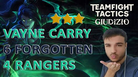 SET 5 TFT ITA VAYNE 6 FORGOTTEN IS BROKEN LUQUELOL TFT YouTube