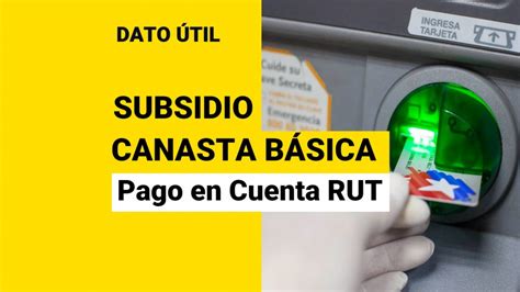 Subsidio Canasta Básica Estas Son Las Personas Que Reciben El Pago En La Cuenta Rut Meganoticias