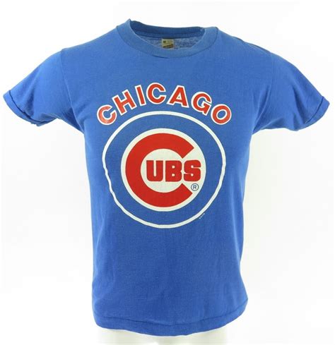 Vintage 80s Chicago Cubs T Shirt Mens M Deadstock Mlb Baseball Screen