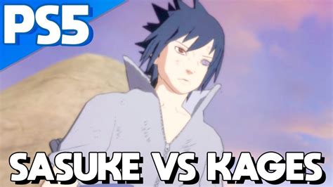 Sasuke Vs Os Kages Todos Naruto Ultimate Ninja Storm No Playstation